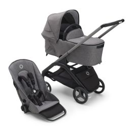 Bugaboo Dragonfly Complete Pushchair & Carrycot Grey Melange