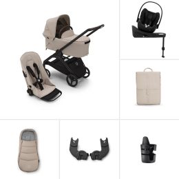 Bugaboo Dragonfly Cybex Cloud G & Base Ultimate Bundle Desert Taupe
