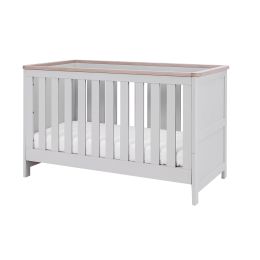 Tutti Bambini Verona Cot Bed Dove Grey/Oak