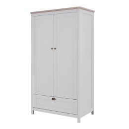 Tutti Bambini Verona Wardrobe Dove Grey/Oak