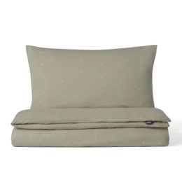 Snuz Duvet Cover And Pillowcase Set Sage / Cross