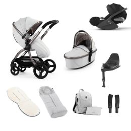 Egg 3 Luxury Cybex Cloud T Bundle Houndstooth Silver