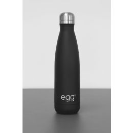 Egg Water Bottle Matte Black