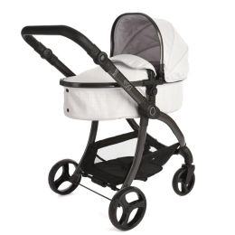 Roma Egg Dolls Pram Houndstooth Silver