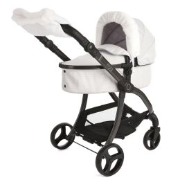 Roma Dolls Pram Fur Handmuff White