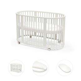 Stokke Sleepi Bed V3 With Mattress And Sheet White