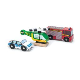 Le Toy Van Emergency Vehicle Set