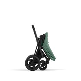Cybex ePriam Pushchair Matt Black Leaf Green