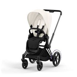 Cybex ePriam Pushchair Matt Black Off White