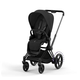Cybex ePriam Pushchair Matt Black Sepia Black