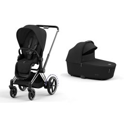 Cybex ePriam Pram & Pushchair Chrome Sepia Black