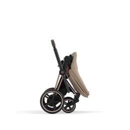 Cybex ePriam Pram & Pushchair Rosegold Cozy Beige