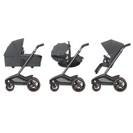 Maxi Cosi Fame Travel System With Pebble 360 Pro Car Seat Twillic Graphite