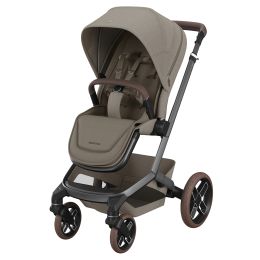 Maxi Cosi Fame Pram And Pushchair Twillic Truffle Brown Wheels