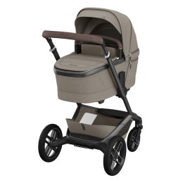 Maxi Cosi Fame Pram And Pushchair Twillic Truffle Black Wheels