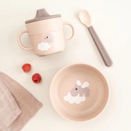 Done By Deer Foodie First Meal Set Happy Clouds Powder