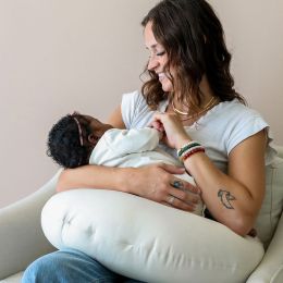 Tutti Bambini Snuggle Me Nursing Pillow Natural