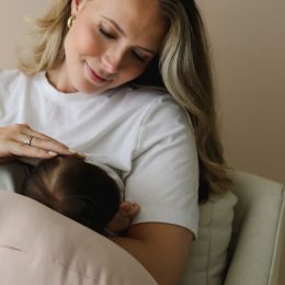 Tutti Bambini Snuggle Me Nursing Pillow Petal