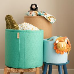 Tutti Bambini 3 Pack Felt Nursery Storage Baskets Run Wild