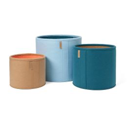 Tutti Bambini 3 Pack Felt Nursery Storage Baskets Our Planet