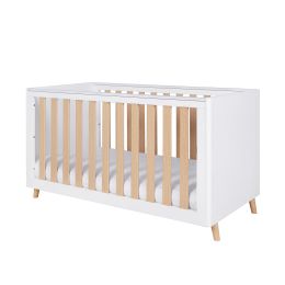 Tutti Bambini Fika Cot Bed White/Light Oak