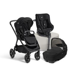Joie Finiti Flex Signature Grow Ready Calmi Car Cot With I-Harbour E & Base Bundle Eclipse