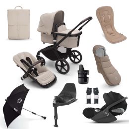 Bugaboo Fox 5 Complete Desert Taupe Cybex Cloud T Ultimate Bundle 