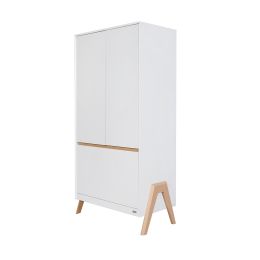 Tutti Bambini Fuori Wardrobe White/Light Oak