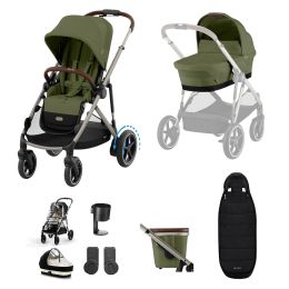 Cybex eGazelle S 9 Piece Bundle Moss Green