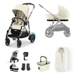 Cybex eGazelle S 9 Piece Bundle Seashell Beige