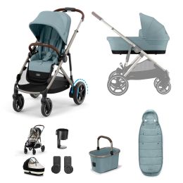 Cybex eGazelle S 9 Piece Bundle Stormy Blue