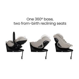 Silver Cross Breez Ultimate Family 360 Car Seat Bundle Maple