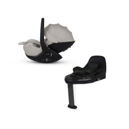 Silver Cross Glide Plus 360 I-Size Car Seat & Base Natural Taupe