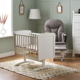 Obaby Gliding Crib White