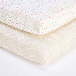 Tutti Bambini Cot 2 Pack Fitted Sheets 120x60cm Good Life