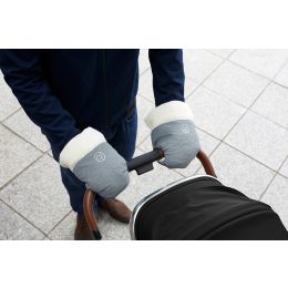 Ickle Bubba Pram Mittens Grey