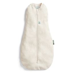 ergoPouch 1.0 TOG 0-3 Months Organic All Year Cocoon Swaddle Sleeping Bag Oatmeal