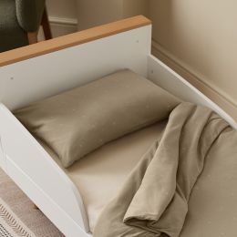 Snuz Duvet Cover And Pillowcase Set Sage / Cross