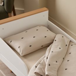 Snuz Duvet Cover And Pillowcase Set Sand / Cloud