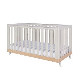 Tutti Bambini Hygge Cot Bed Light Oak/White Sand