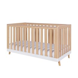 Tutti Bambini Hygge Cot Bed White/Light Oak