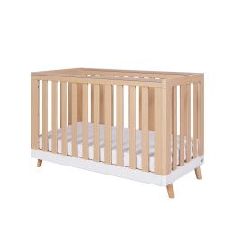 Tutti Bambini Hygge Mini Cot Bed White/Light Oak