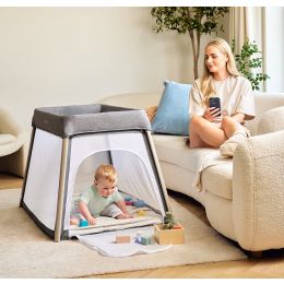 Ickle Bubba Scout 2 In 1 Travel Cot & Playpen Ash Grey