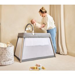 Ickle Bubba Scout 3 In 1 Travel Crib, Cot & Playpen Ash Grey