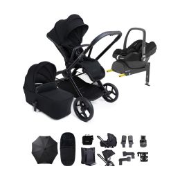 iCandy Core 2 Complete Maxi Cosi Cabrio Car Seat & Base Bundle Black