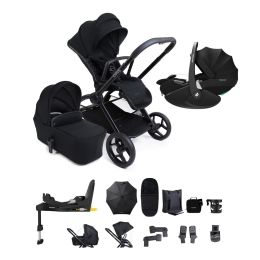 iCandy Core 2 Complete Maxi Cosi Pebble 360 Pro2 Car Seat & Base Bundle Black