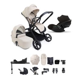 iCandy Core 2 Complete Cybex Cloud G Car Seat & Base Bundle Sandstone