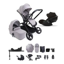 iCandy Core 2 Complete Cybex Cloud G Car Seat & Base Bundle Storm Grey