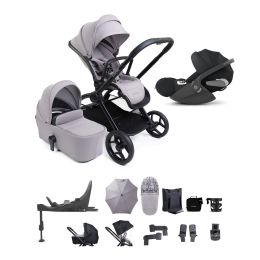 iCandy Core 2 Complete Cybex Cloud T Car Seat & Base Bundle Storm Grey