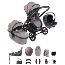 iCandy Peach 8 Complete Bundle With Cocoon 360 Car Seat & Base Porcini